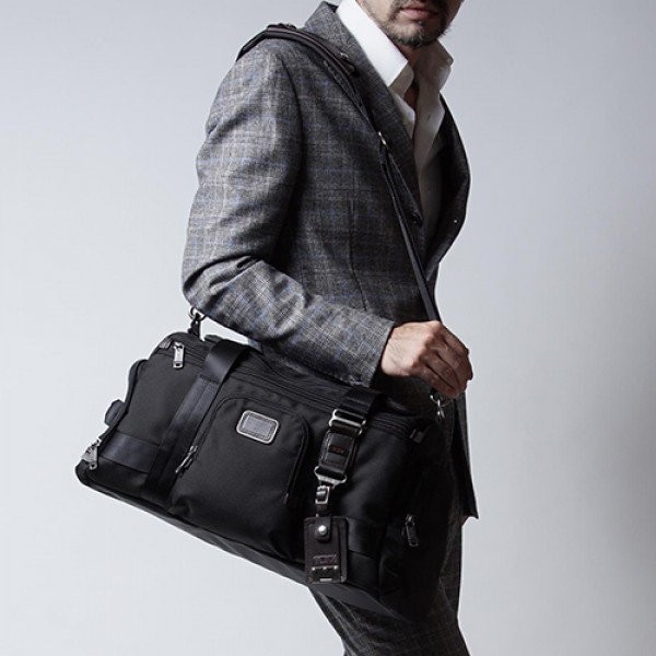 🔥 NEW TUMI Alpha Bravo Maxwell Gym Bag 22351 Black Ballistic Nylon Duffel