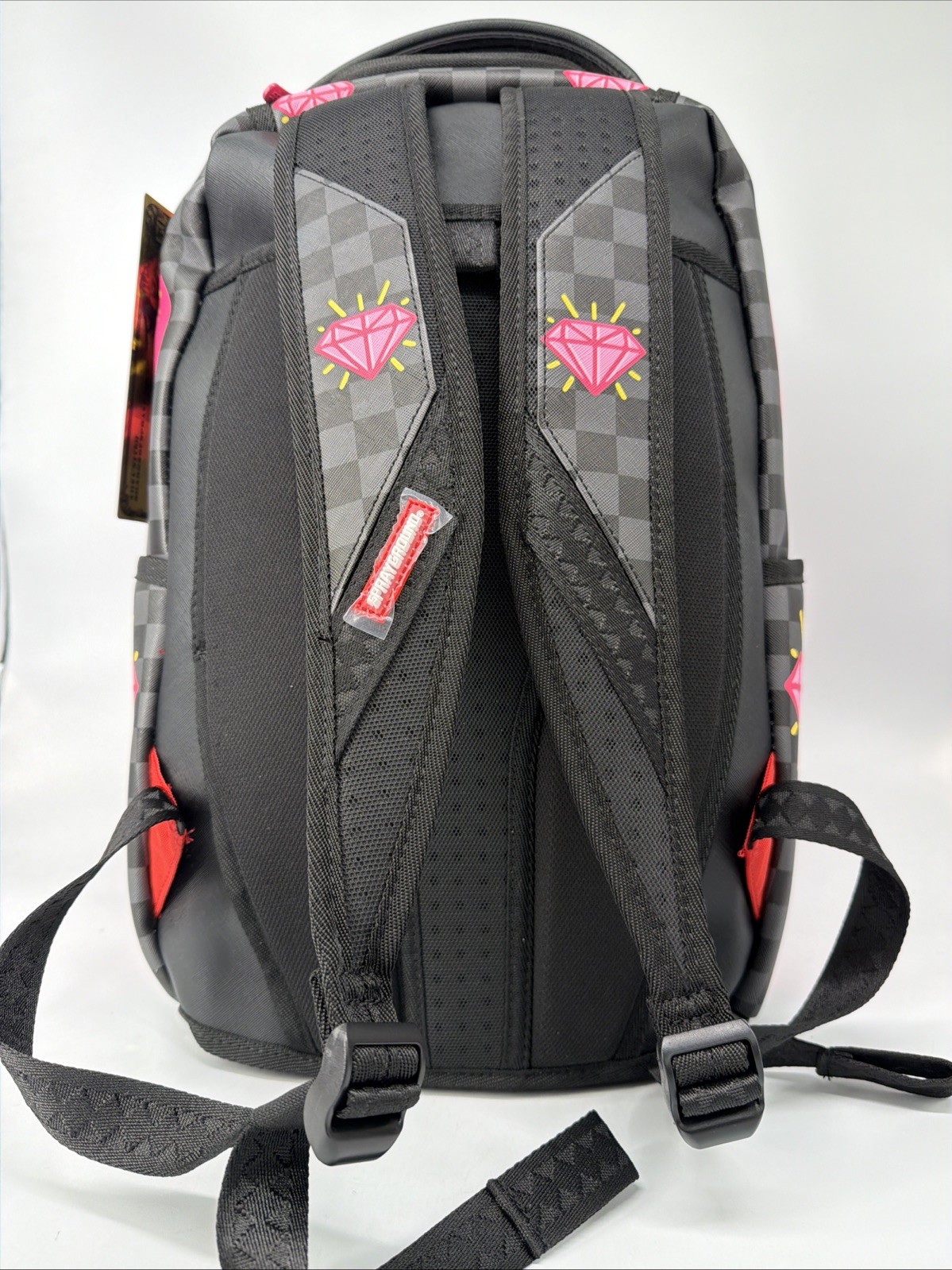 pink panther sprayground backpackB8790 $140.00 Leather 16x6x14 Inches