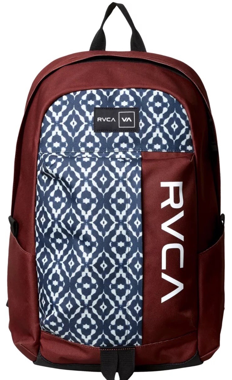 RVCA—EDC Backpack—RED EARTH—🔥100% Recycled Polyester—Brand New With Tags—