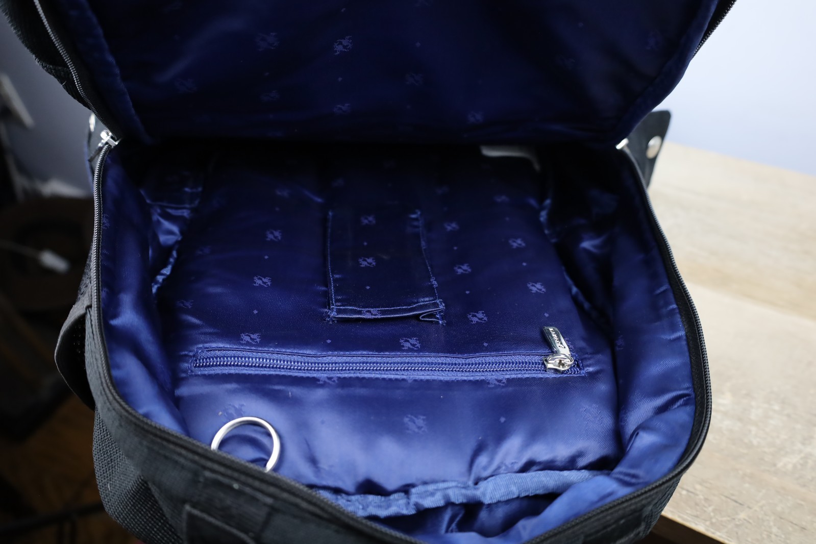 Y2K Kangol Tropic Black Back Pack Buckle Large Capacity NWT