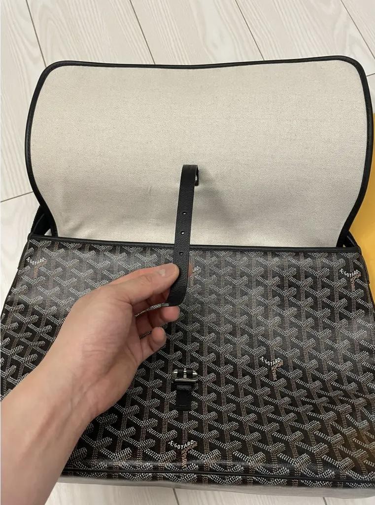 Goyard Black Capetien Messenger Bag Pre Owned