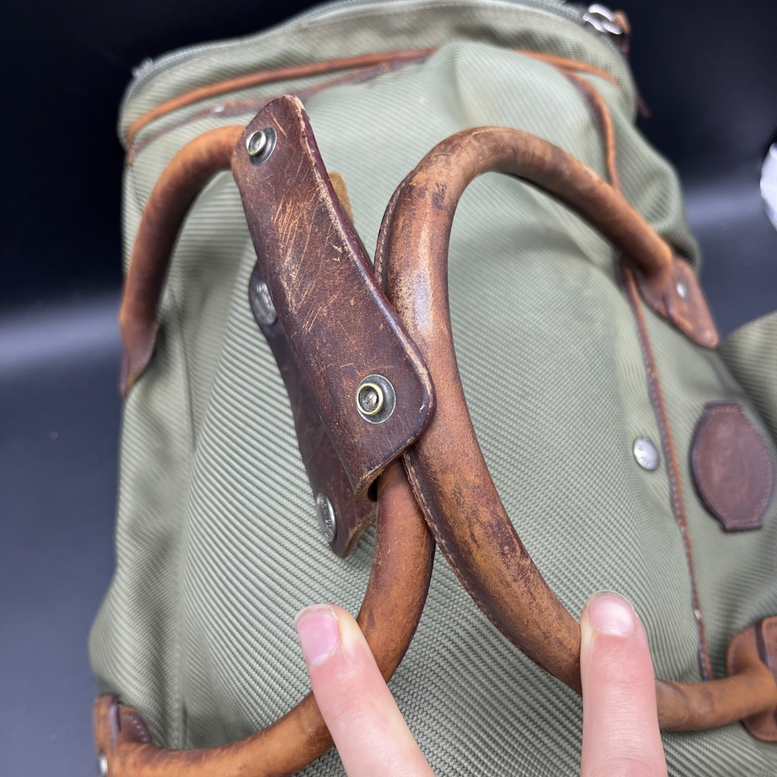 Filson Heritage Bag Passage Duffle Carry On Travel Rugged Green Floatplane