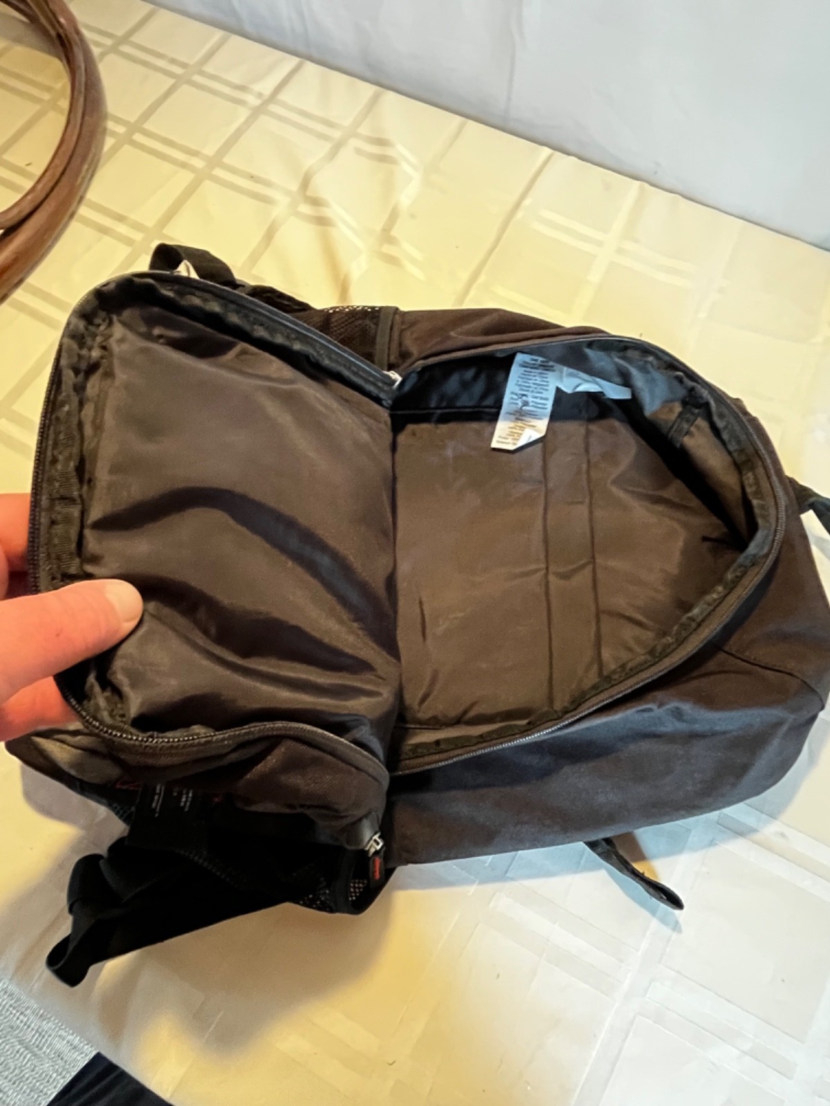 Oakley Backpack Gray Black Large Multi Pocket Laptop School Travel Bag