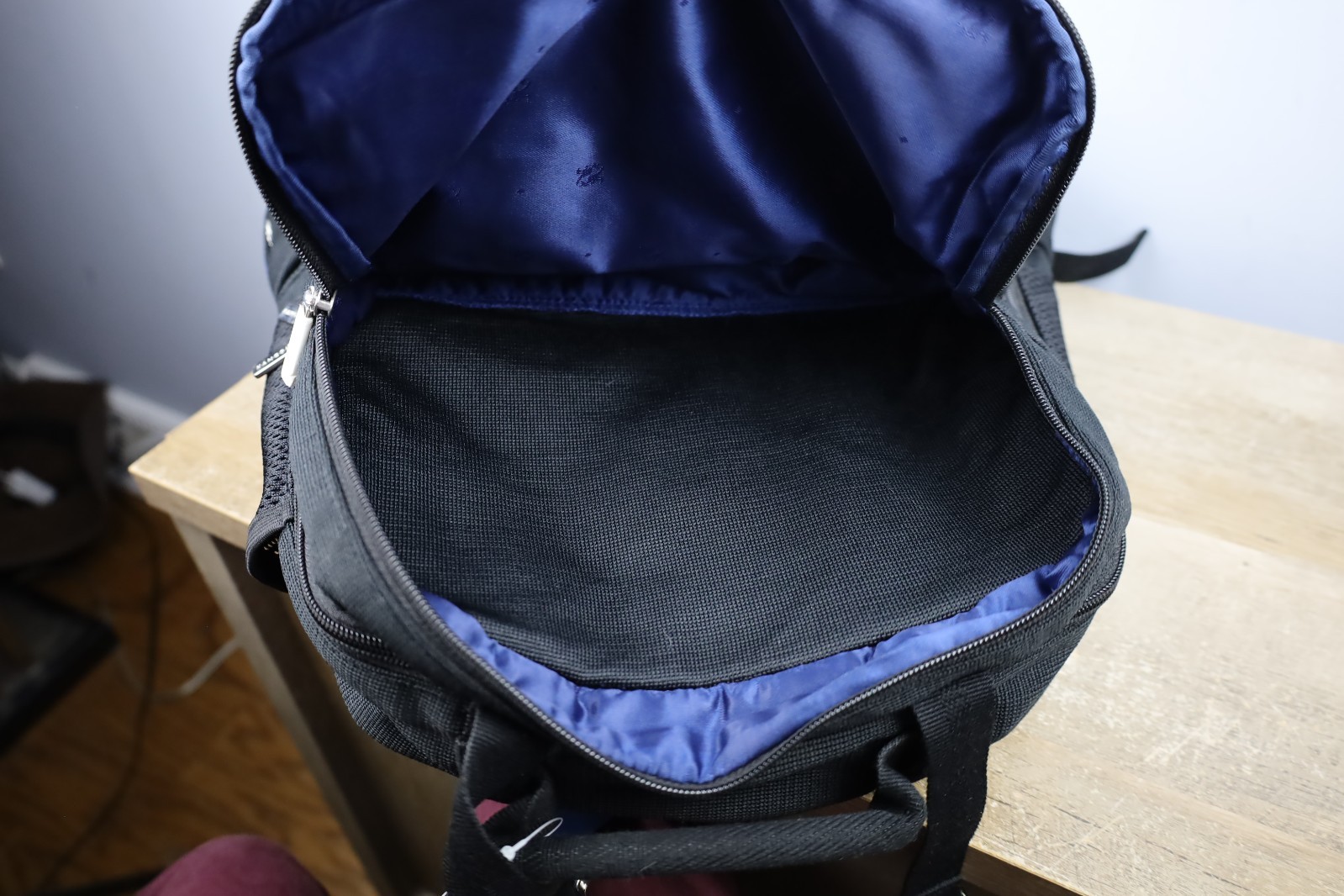 Y2K Kangol Tropic Black Back Pack Buckle Large Capacity NWT