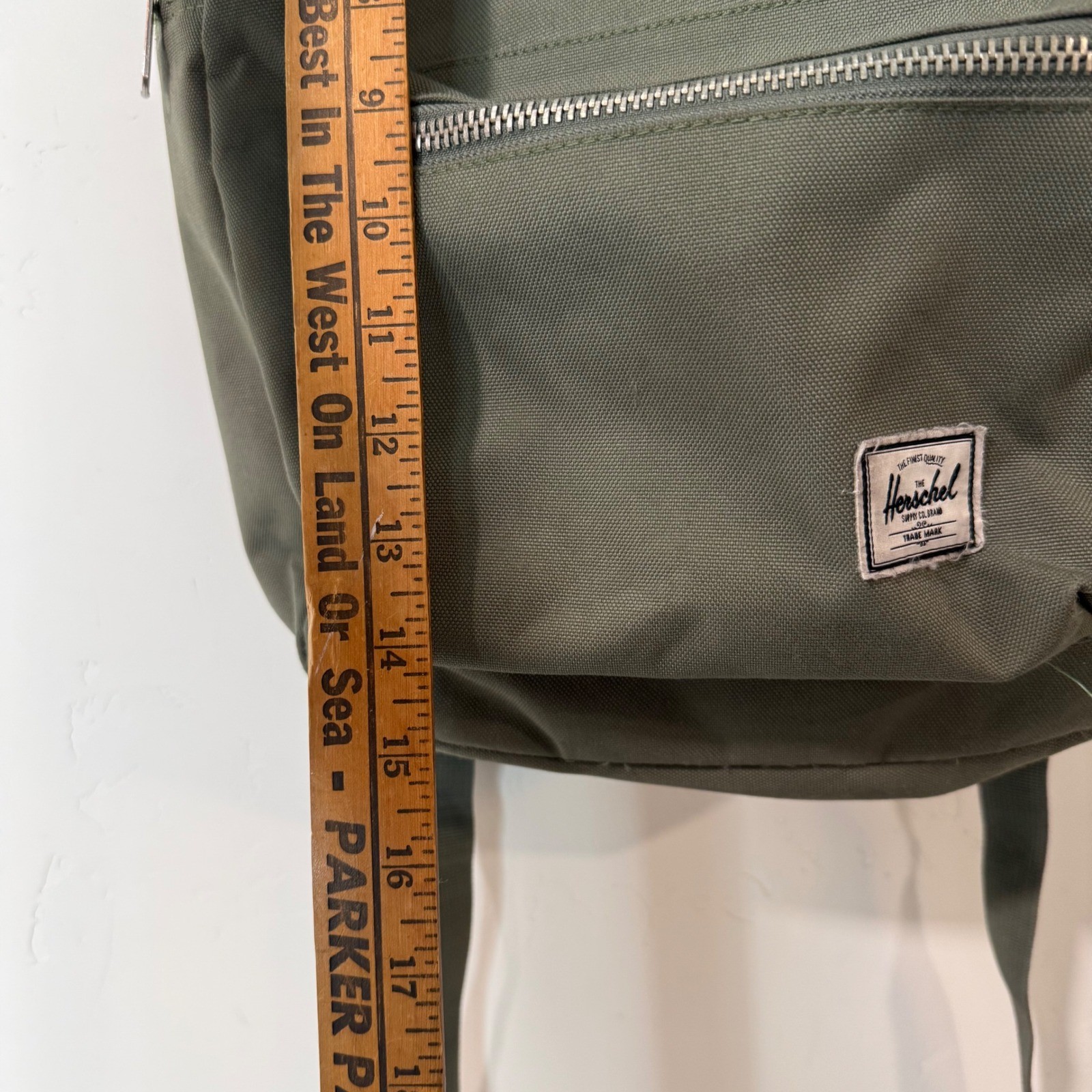 Herschel Unisex Backpack OS Sage Green Canvas Classic School Bag