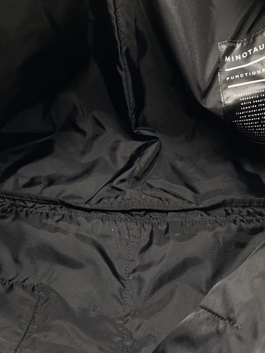 MINOTAUR INST. PORTER Shoulder Bag Nylon BLK Solid Has Stains