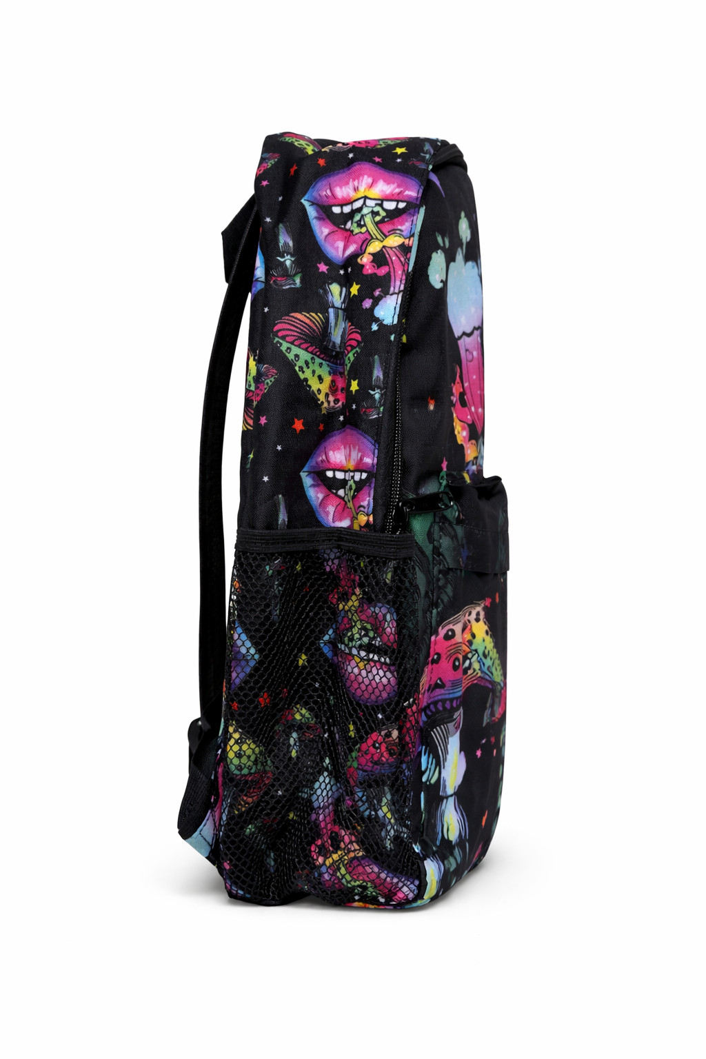 Colorful FUN Backpack with Front Pocket & Side Mesh Pockets