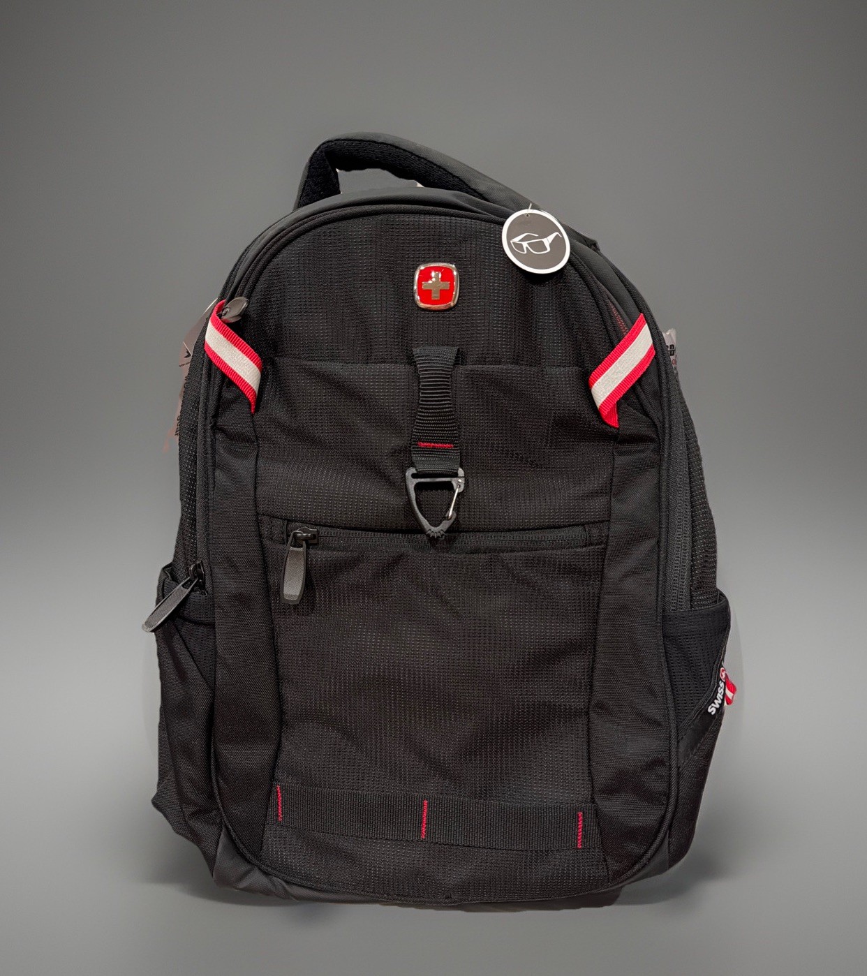 NWT Swissgear Core Travel 17 Inch Backpack W/USB Outlet, Trolley Strap, Shoe Bag