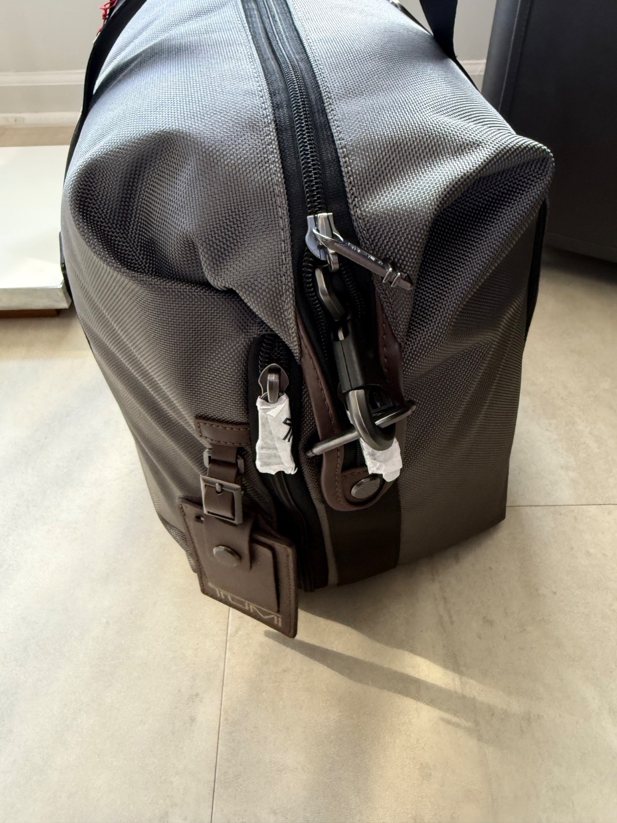 NEW Tumi Gen 4.3 Expandable SOFT TRAVEL Satchel Duffel Bag – CASTLEROCK GRAY