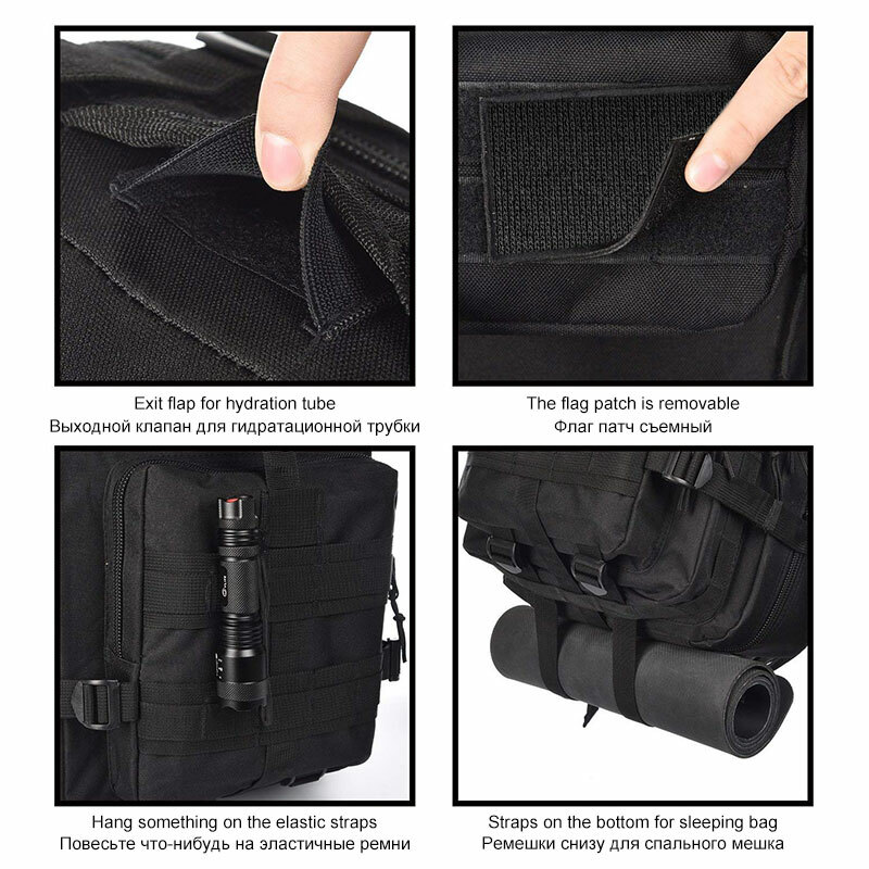 Molle Pouch Hiking Bag Outdoor Accessories Waist Pack Tool Bag Tactical Backpack