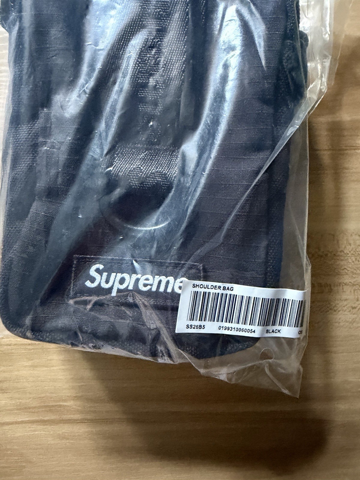 Supreme SS26 Shoulder Bag Black (Brand New / Unopened)