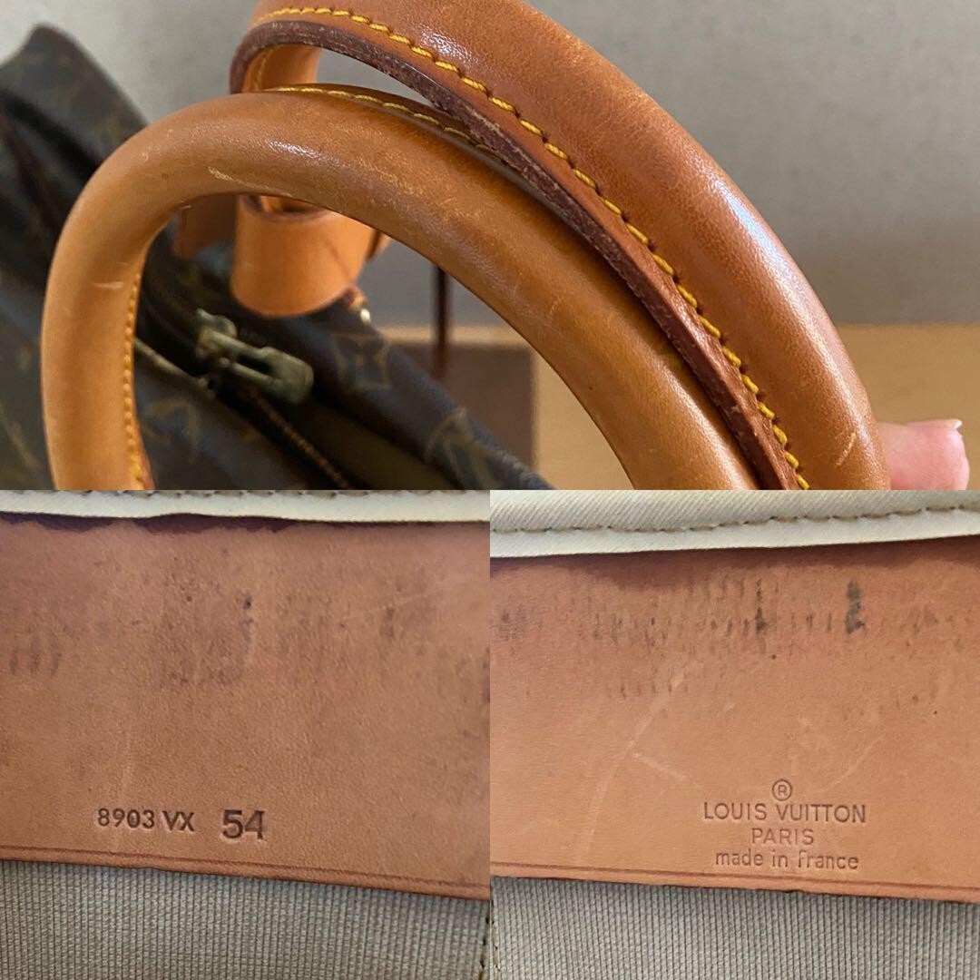 Authentic LOUIS VUITTON Sirius Monogram Double zipper soft suitcase Travel bag