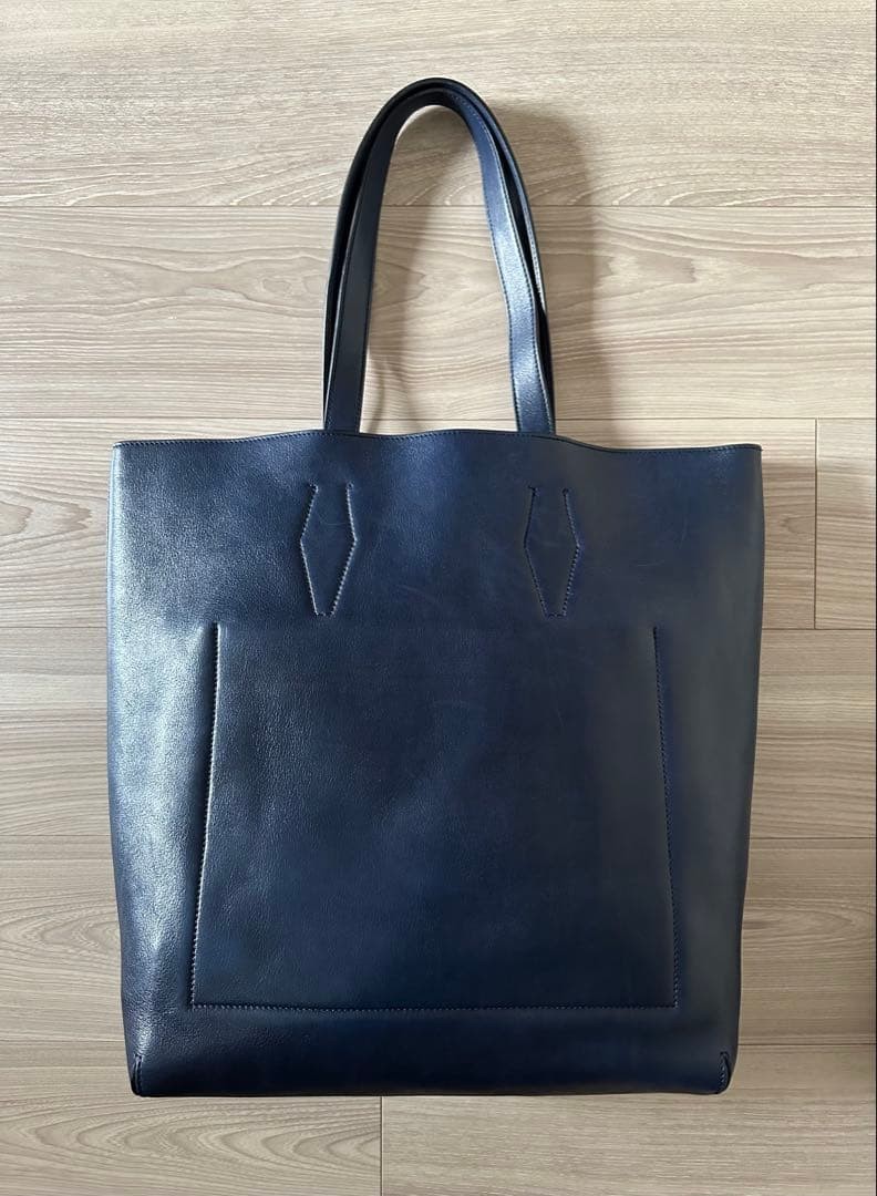 Custom 1 Million Berluti Vitello Fiore Leather Tote Bag Limited Edition Blue
