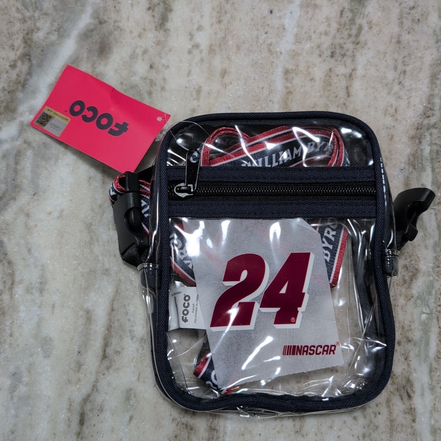 24 Byron NASCAR Clear Bag Stadium Approved Transparent Events Stocking Stuffer