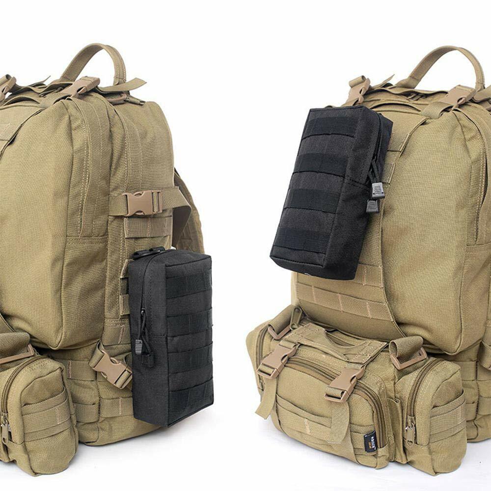 Tactical Molle Pouches Black Compact EDC Waist Bag Pack Gear Gadget Organizer US