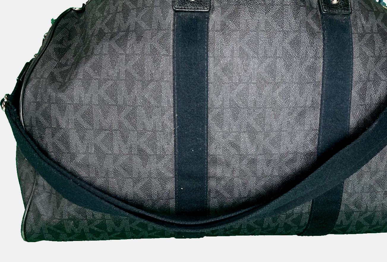 Michael Kors Black Unisex Duffle Bag Travel Bag Black Travel Large Duffle