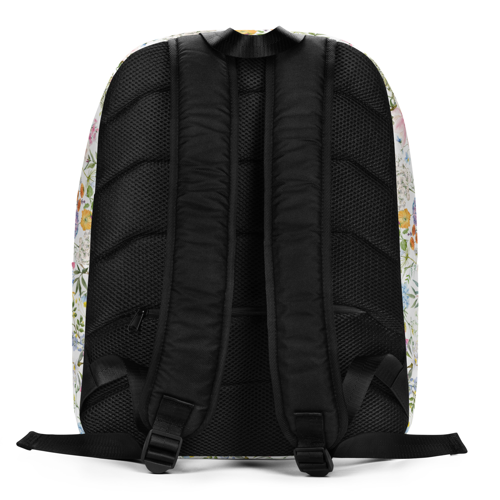Minimalist Backpack Beautiful Floral Pattern