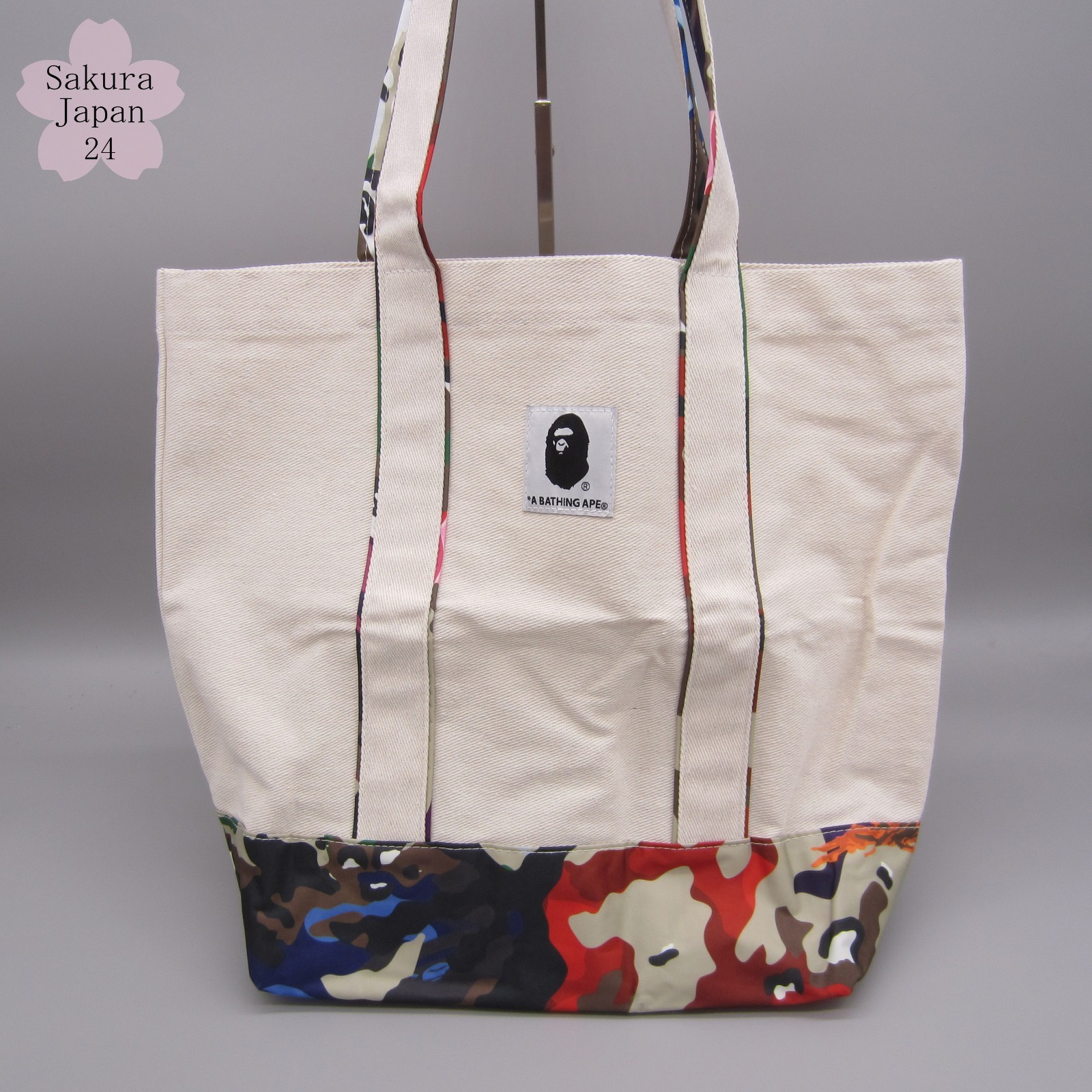 BAPE Hybrid Camo Large Tote Bag smart Aug/Sep 2026 Japanese Magazine Limited
