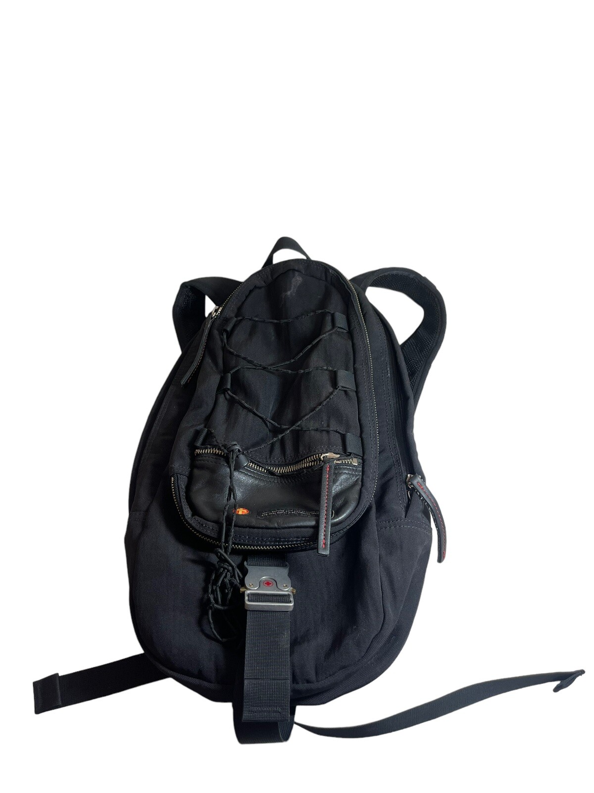 Tough Jeans Inc Backpack with cow hide leather 17 Inches