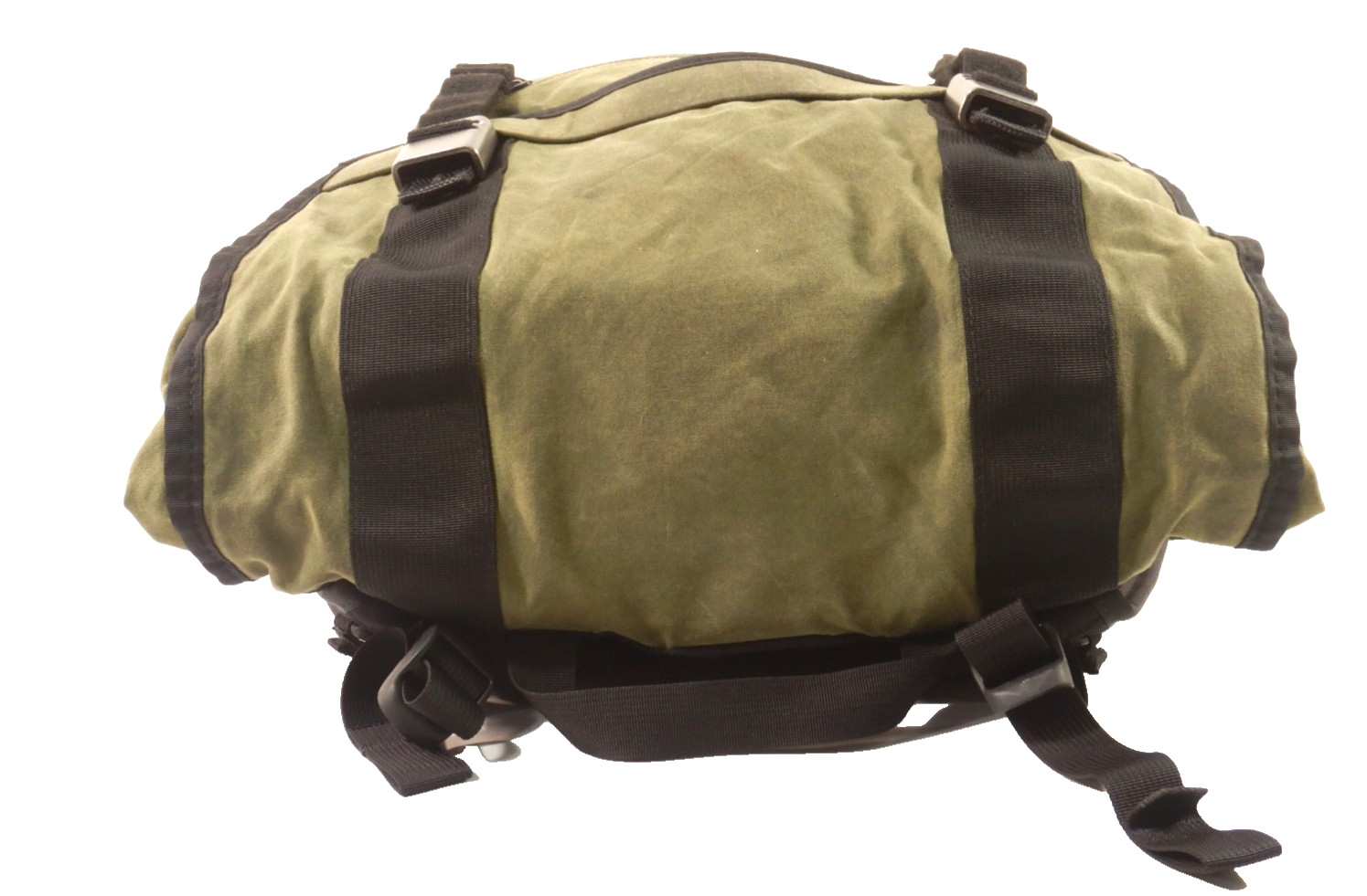 Mission Workshop Fitzroy Green Waxed Canvas Pack Backpack