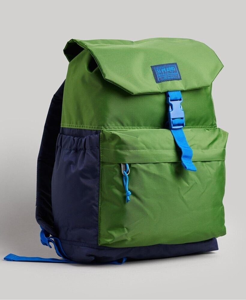 SUPERDRY Mens Vintage Toploader Backpack Bags GREEN