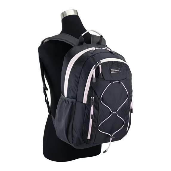 Eastsport Axis Sport 18.5 Inch Bungee Backpack Nine Iron Unisex