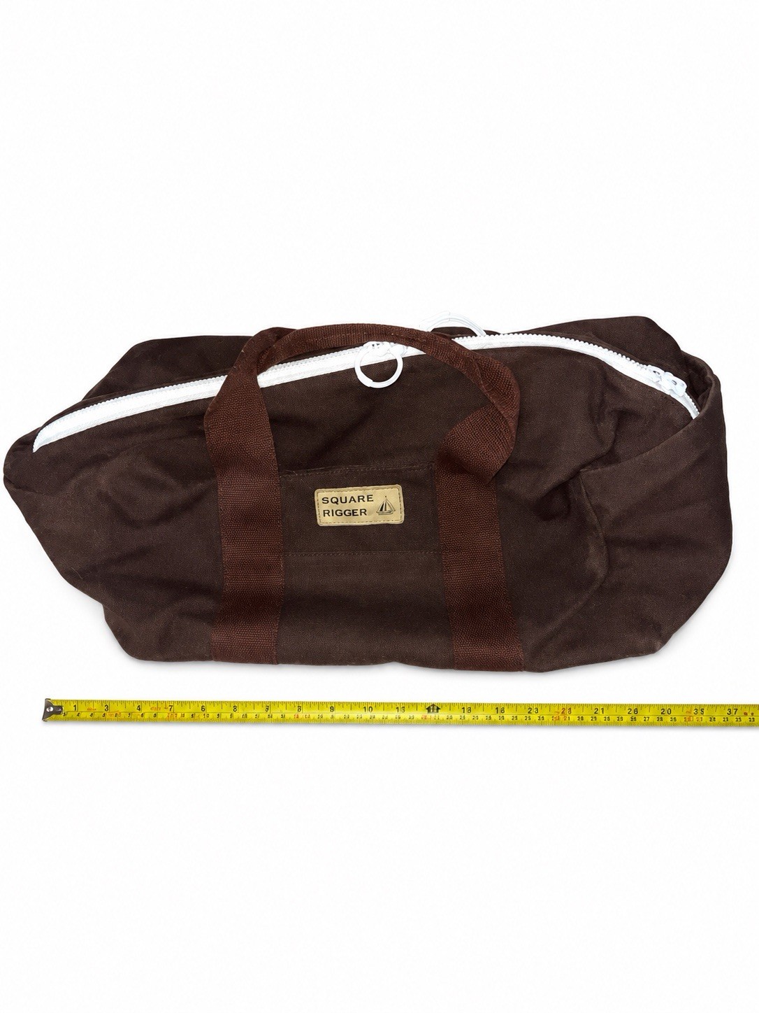 Vintage Square Rigger by Lands’ End Canvas Duffle Bag