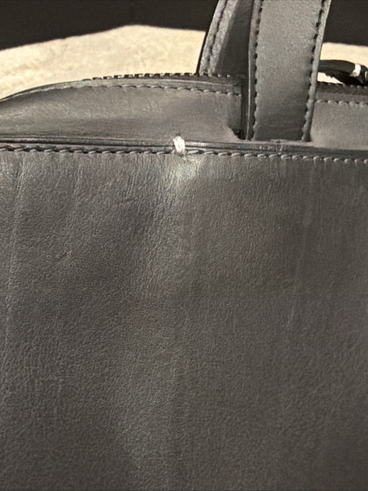 Anson Calder Black Leather Men’s Travel/ Briefcase , Laptop Bag excellent Cond.