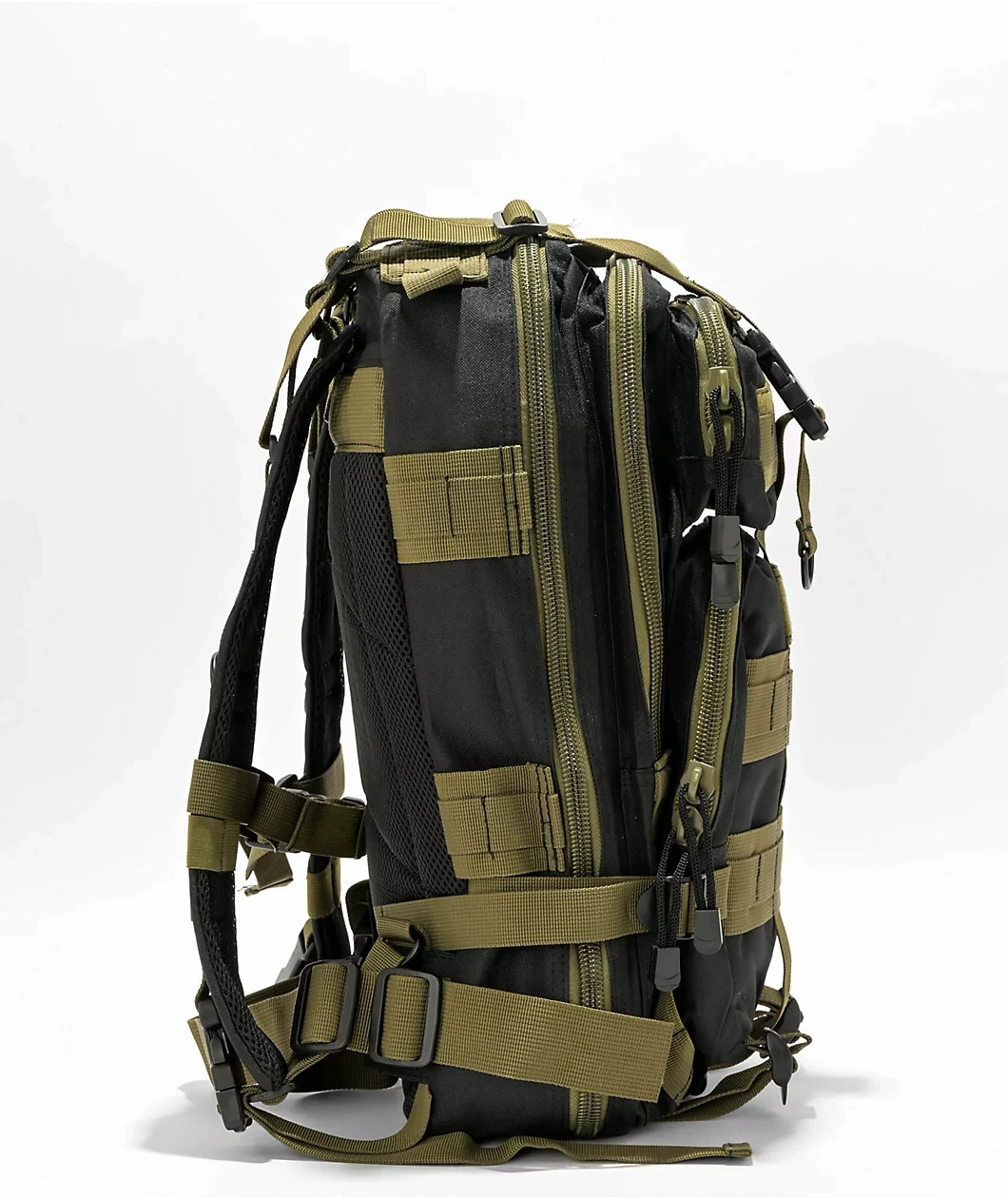 Rothco Medium Transport Black & Olive Drab Backpack (On Sale)