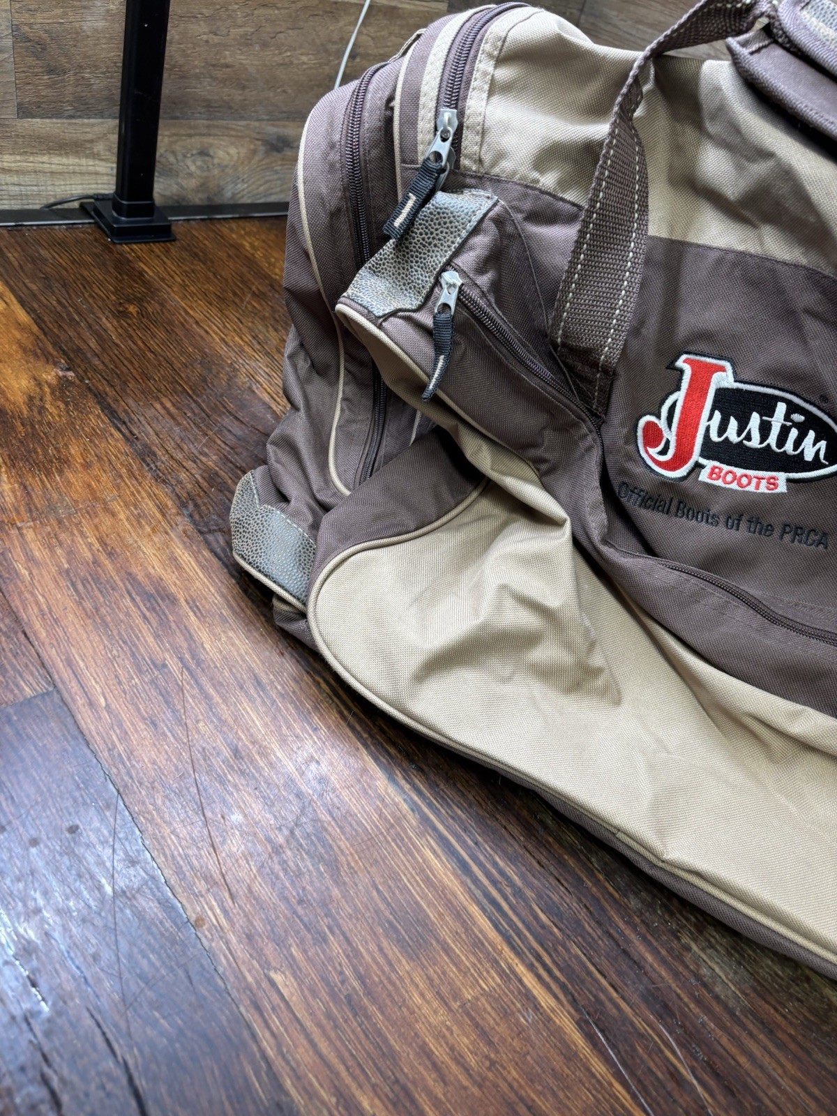 Justin Boots PRCA Rodeo Duffle Shoulder Bag Wrangler NFR Las Vegas 2012
