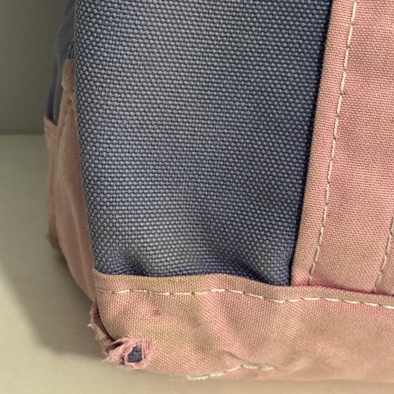 Vintage Rare Multicolor LL Bean Boat & Tote Bag – Purple & Pink – SEE PICS AS IS