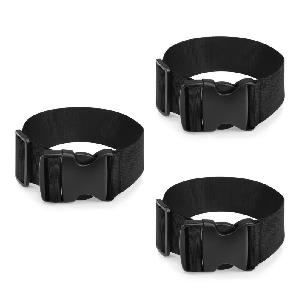 3 Count Universal Fanny Pack Belt Extender Adjustable Waist Strap Extension Bag