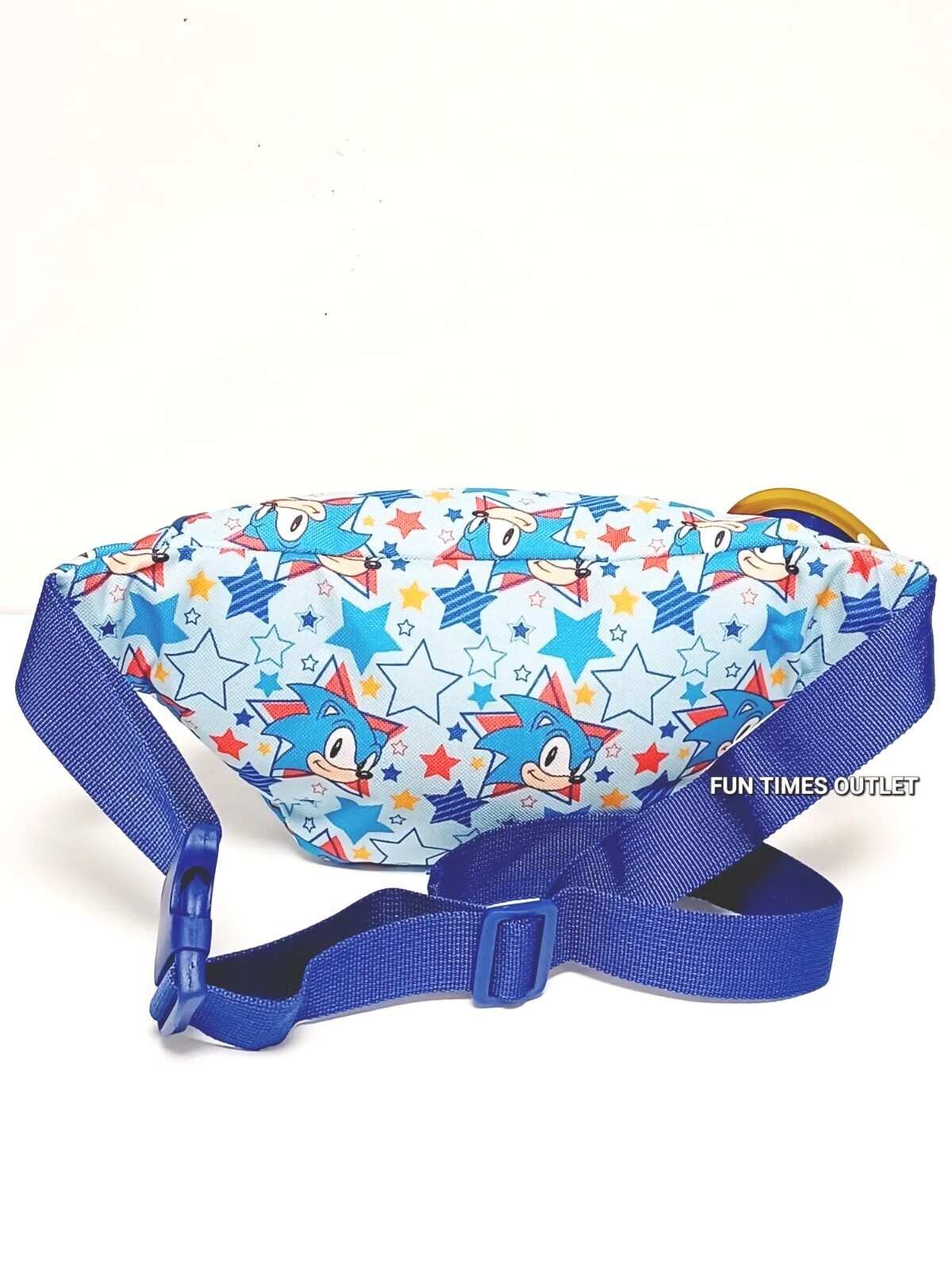 Sonic The Hedgehog Waist Fanny Pack Video Gamer Adjustable Carry All Bag Sega