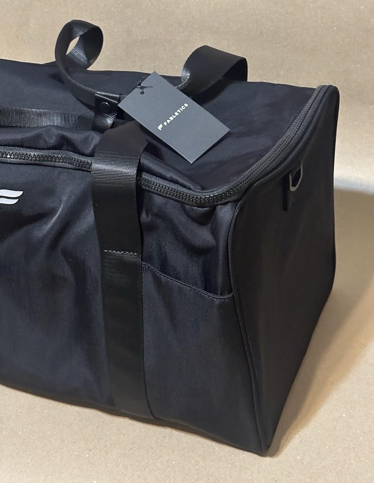 Fabletics The Convertible Travel Duffel Gym Travel Bag Black New