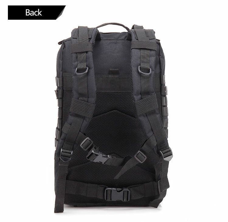 Tactical Backpack 45L Large Rucksack 3 Day Outdoor Military Bag Travel Hiking US