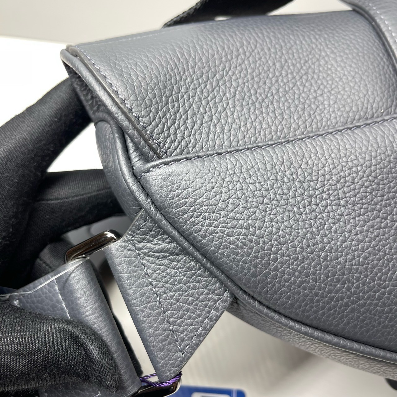 Dior Pre-Owned Authentic Saddle Bag Black 29x20x5cm