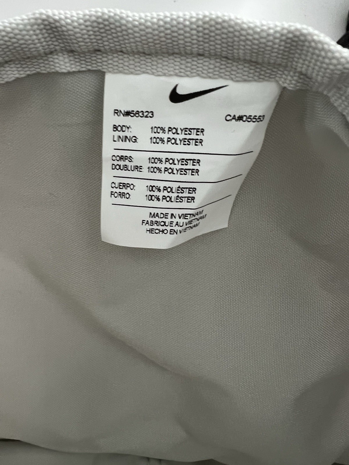 Nike Heritage Hip Pack Fanny Pack Crossbody Bag Ivory Beige BA5750-104