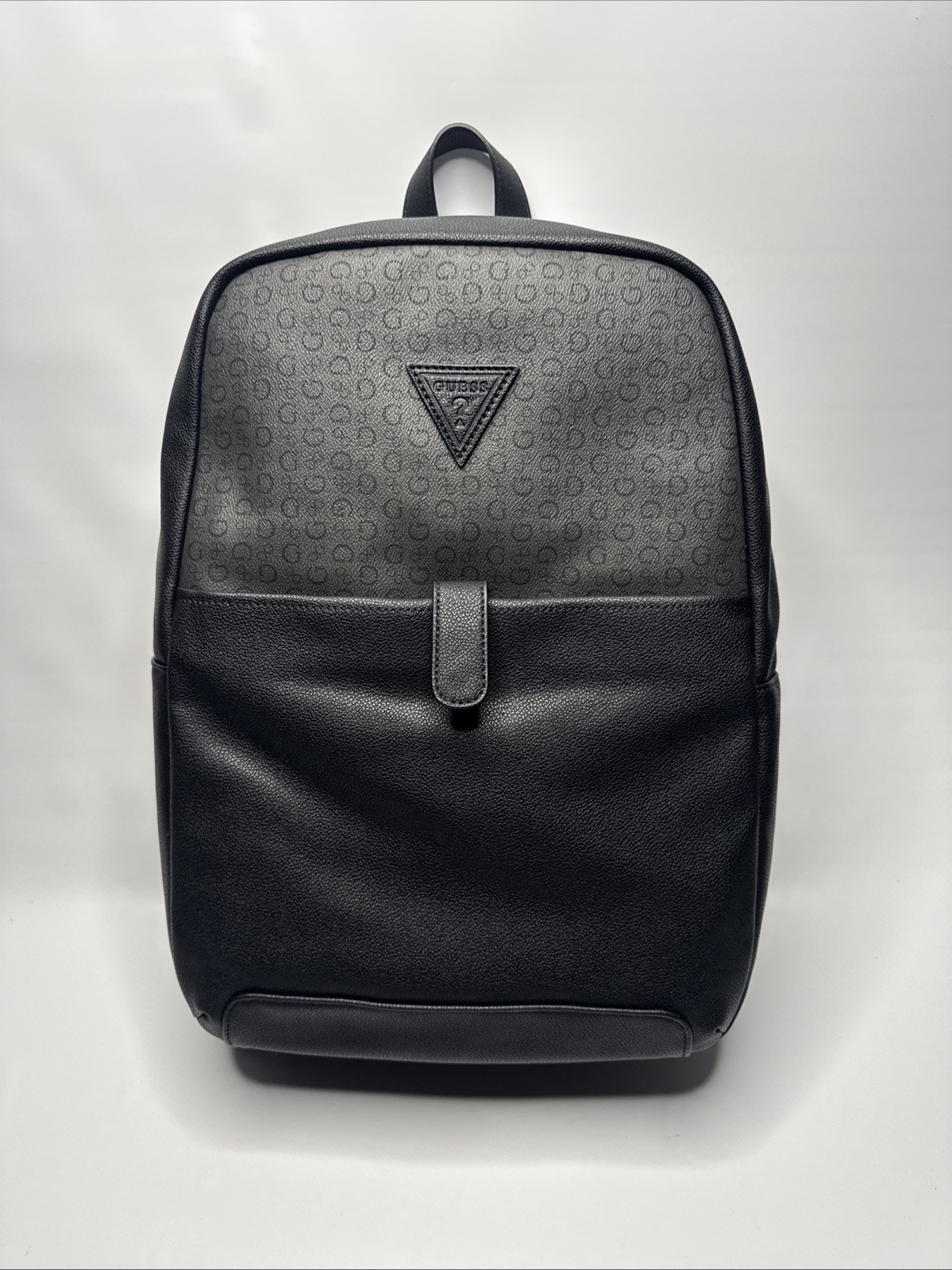 Guess Backpack With Front Latch Pocket Franco Black Style RPK909098 NWT