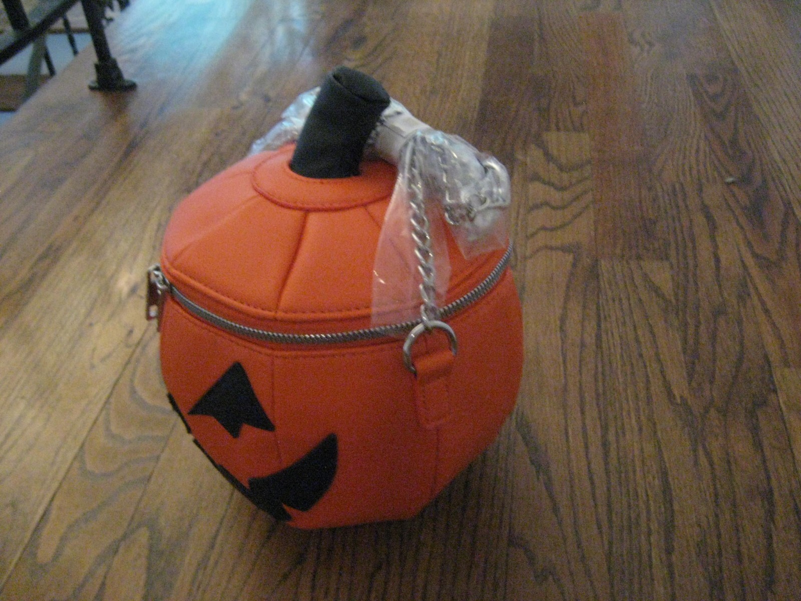 Pumpkin Figural Crossbody Bag Halloween Horror