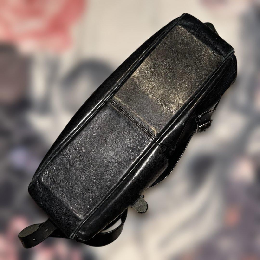 SOMES Saddle Shoulder Bag Leather Unisex Crossbody Used