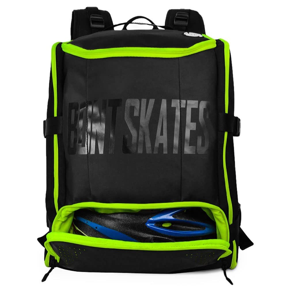 Multi-Sport Skate Backpack Travel Bag for Inline, Ice, Quad & Speed Skating