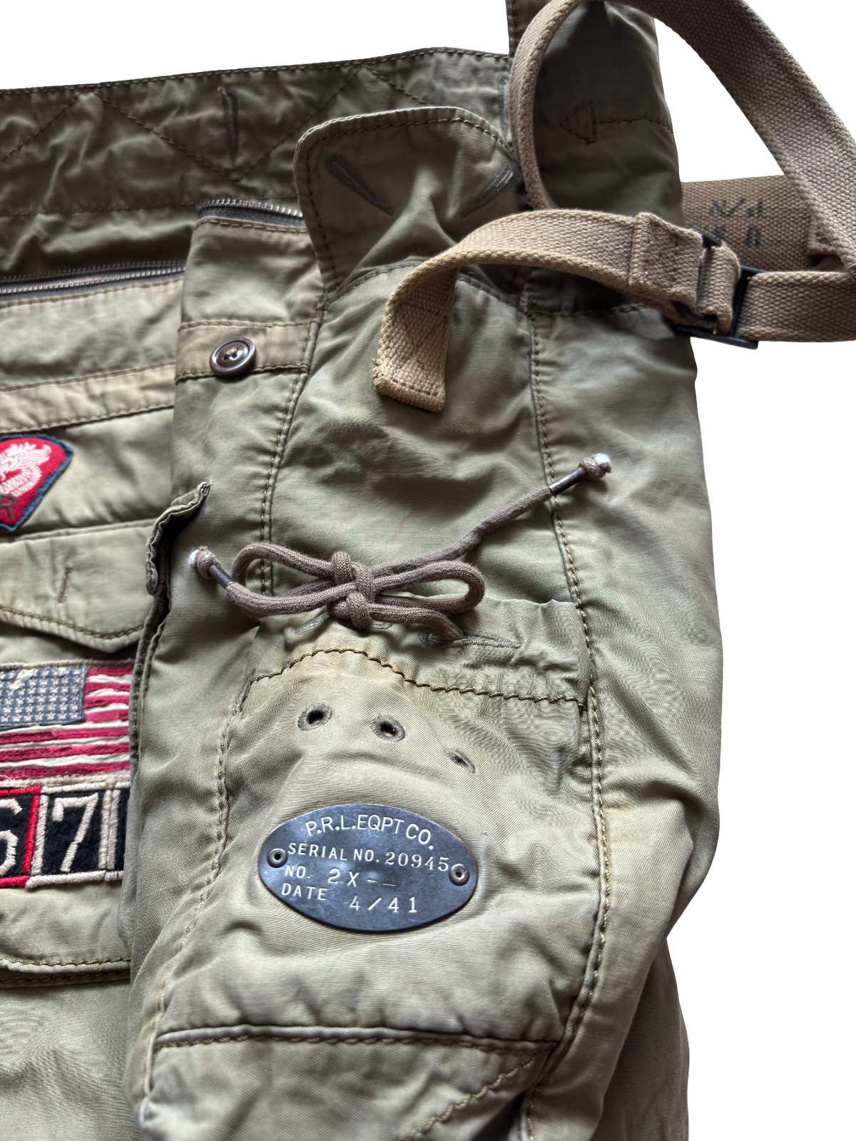 Polo Ralph Lauren Military Mountain Expedition RRL Multipocket Shoulder Bag