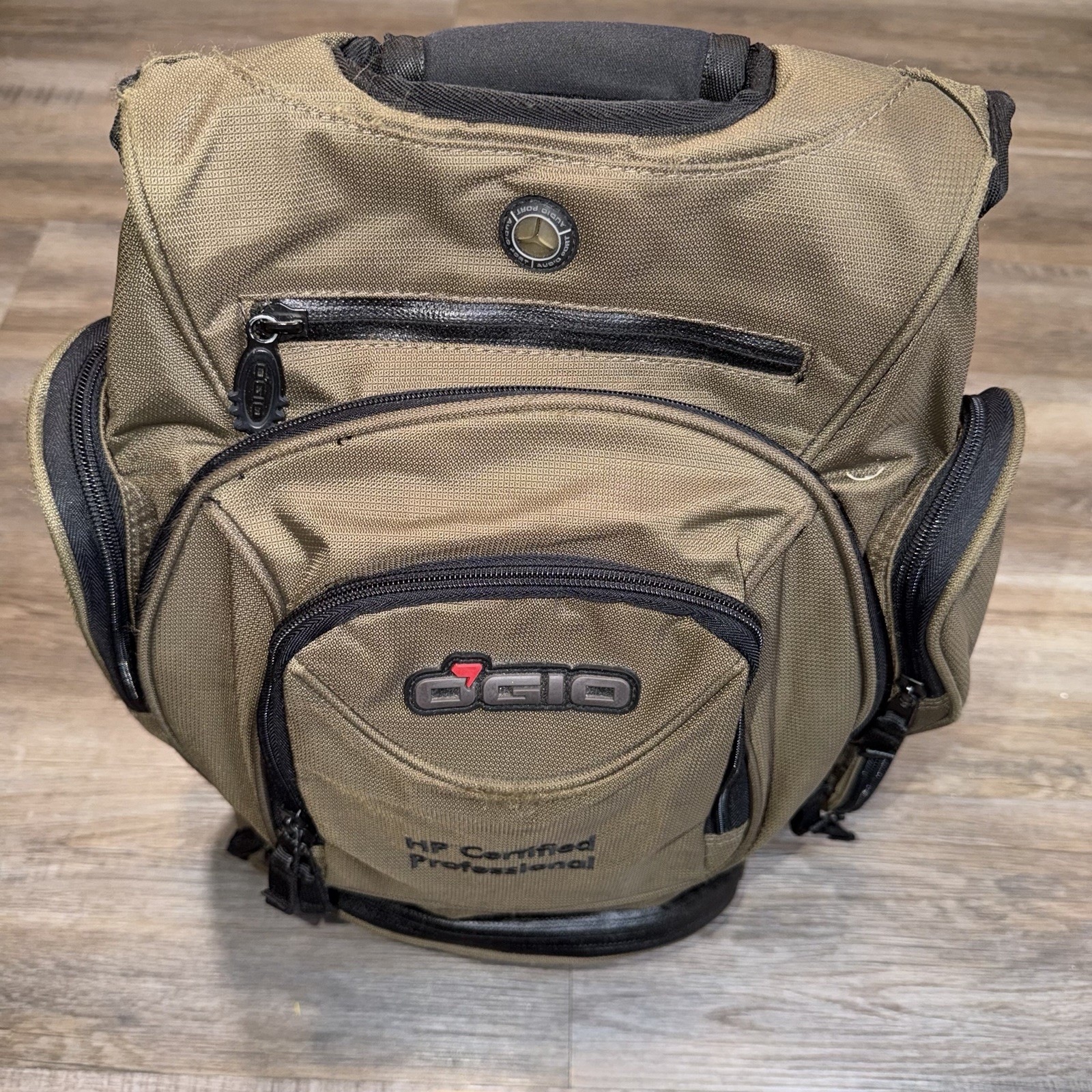 OGIO Metro Backpack 19′ Olive Green HP Certified Professional Spell Out Laptop
