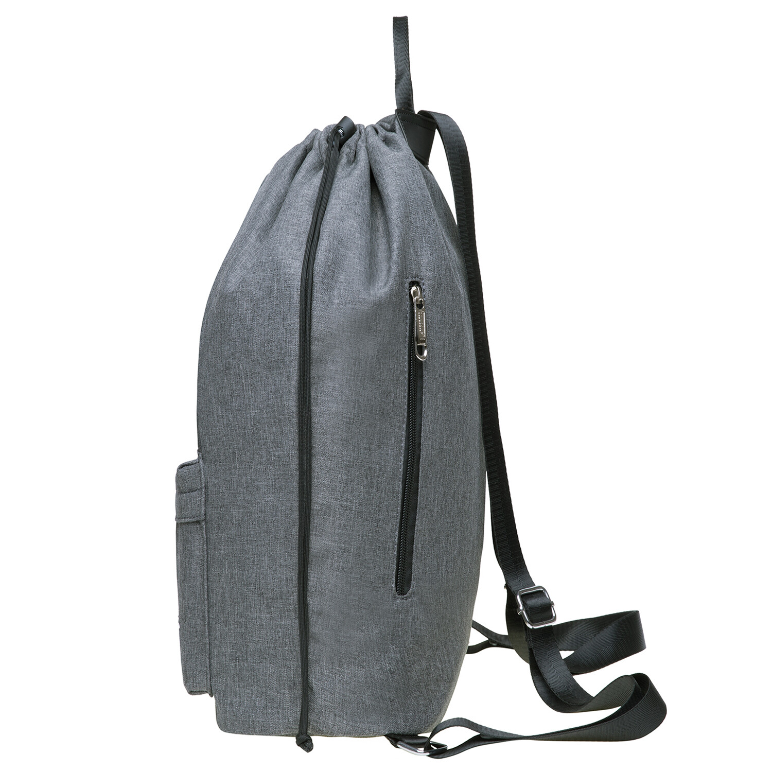 KAUKKO Water-proof Solid Color Nylon Drawstring Backpack Swimming Gym Sports Bag