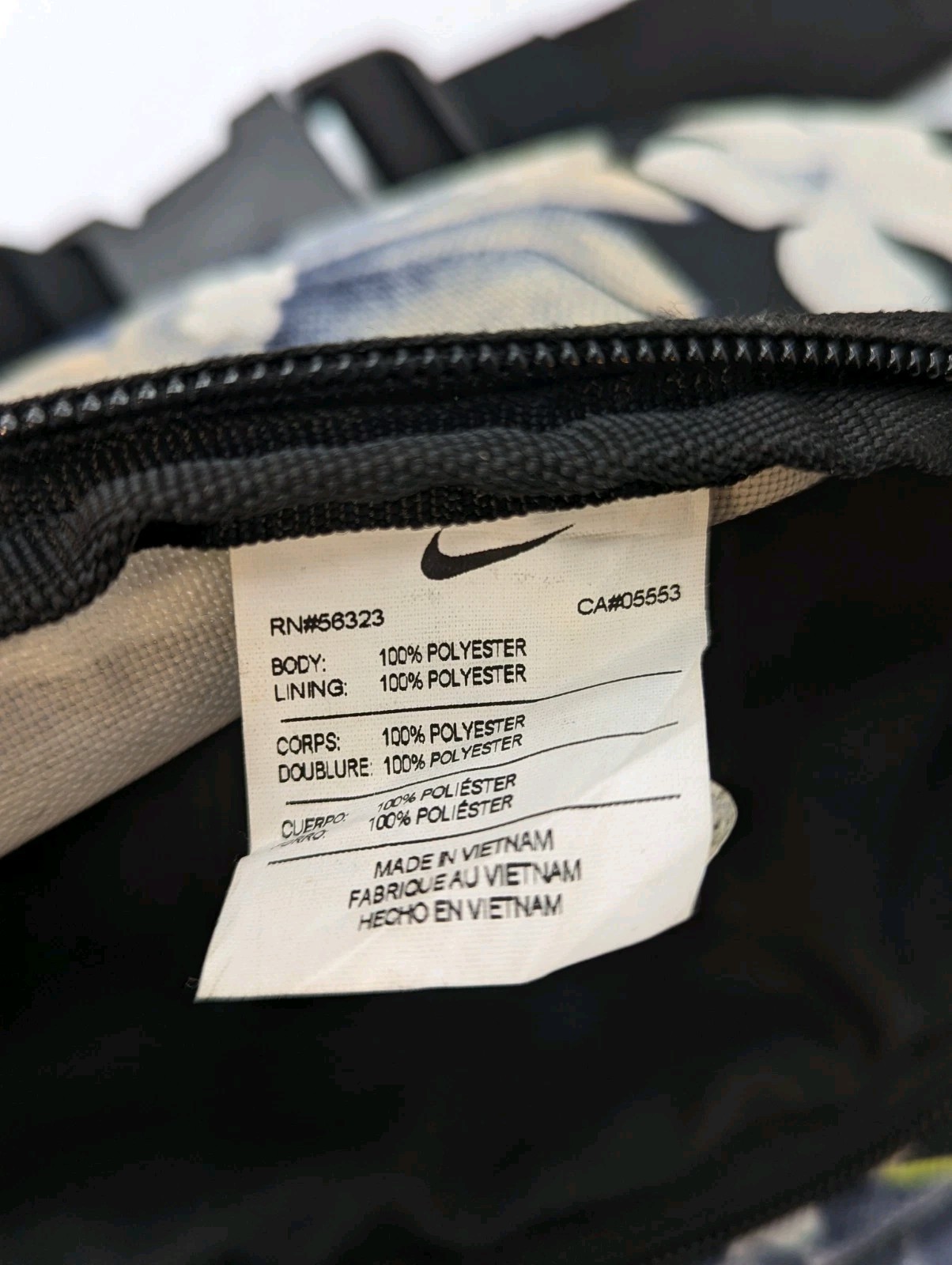 Nike SB Heritage Printed Skate Hip Pack Zip Waist Bag Cv8973-010 Fanny Pack