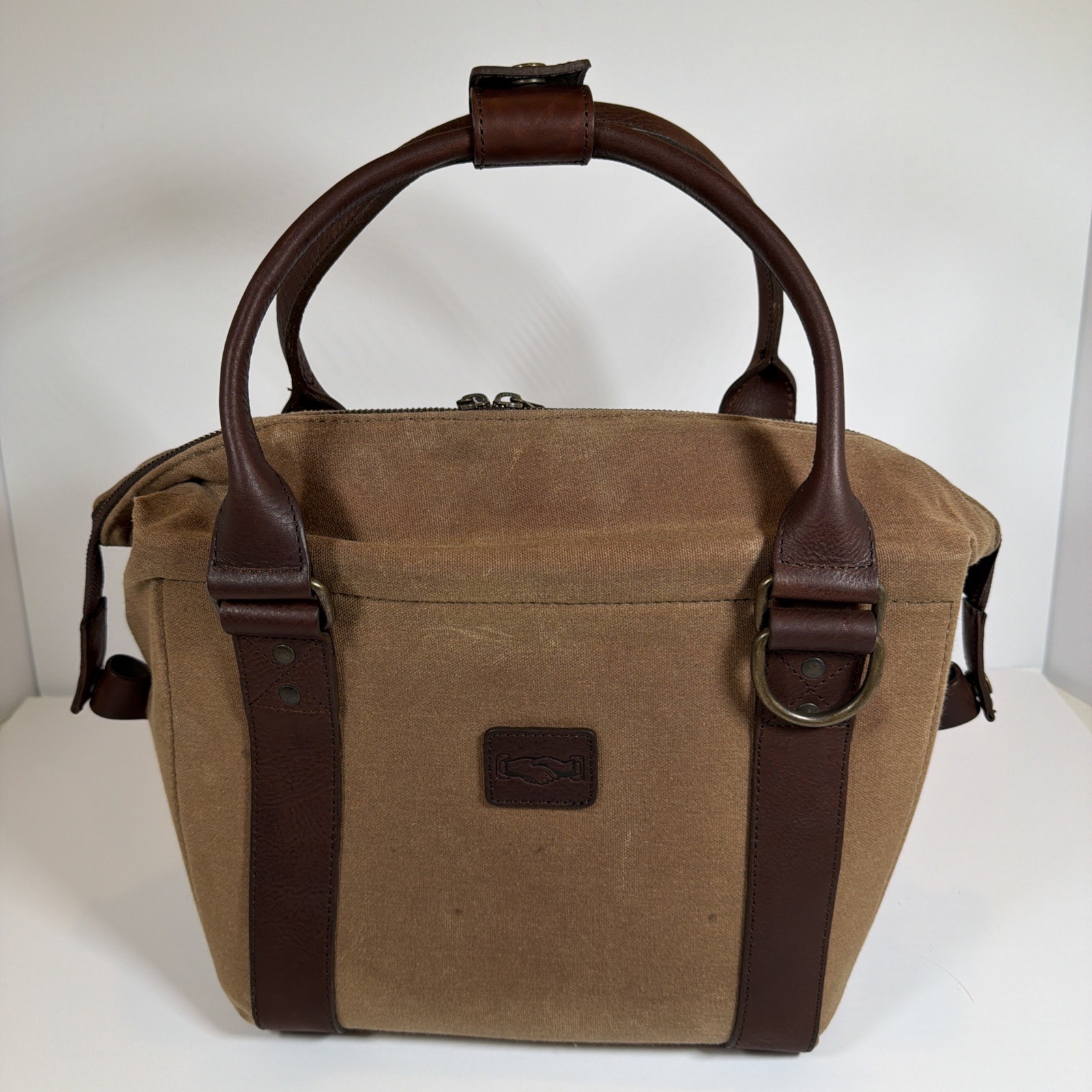 Mission Mercantile White Wing Waxed Canvas Cooler Weather Resistant NWT