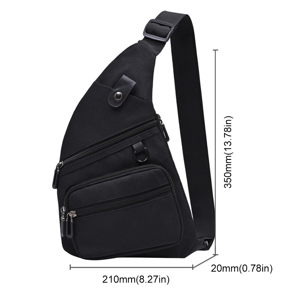 Waterproof Personal Shoulder Anti Theft Pocket Bag Men Portable Travel Casual US