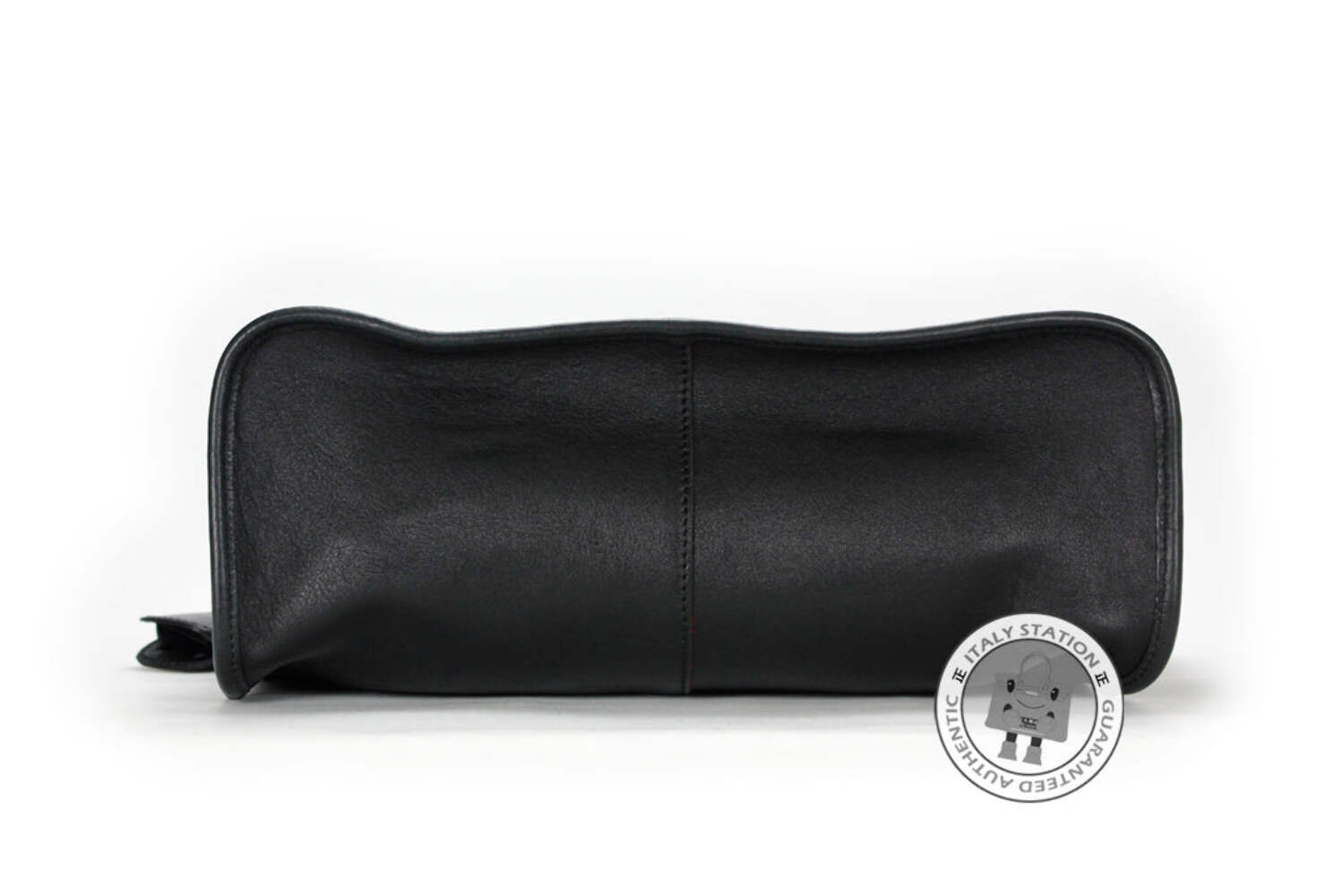 NEW Dolce & Gabbana BM0997 A3734 Vitello+feltro+cuoio Calfskin Black+bordeaux /