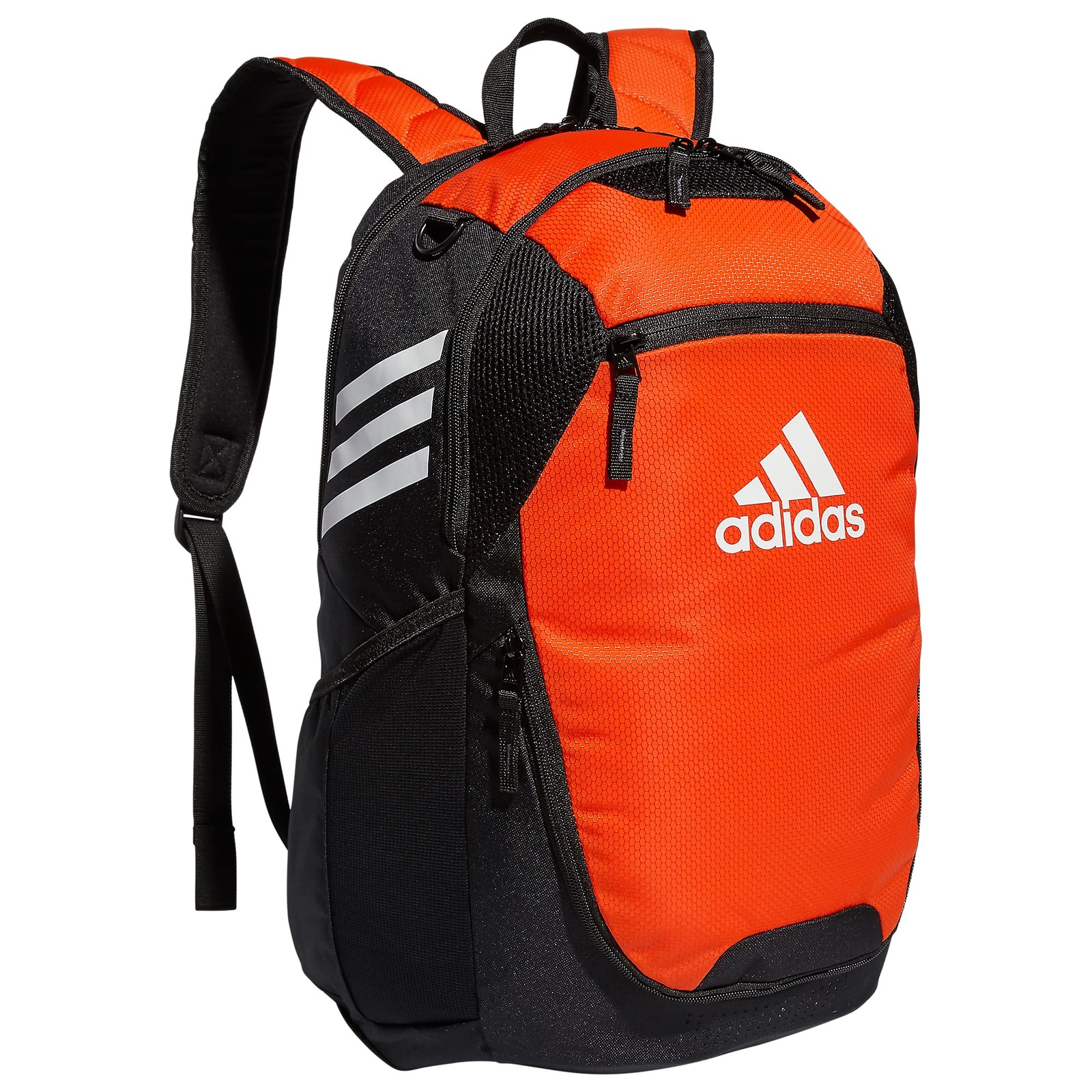 Adidas Team Orange Backpack Soccer Gym Durable Recycled Material Large Capacity