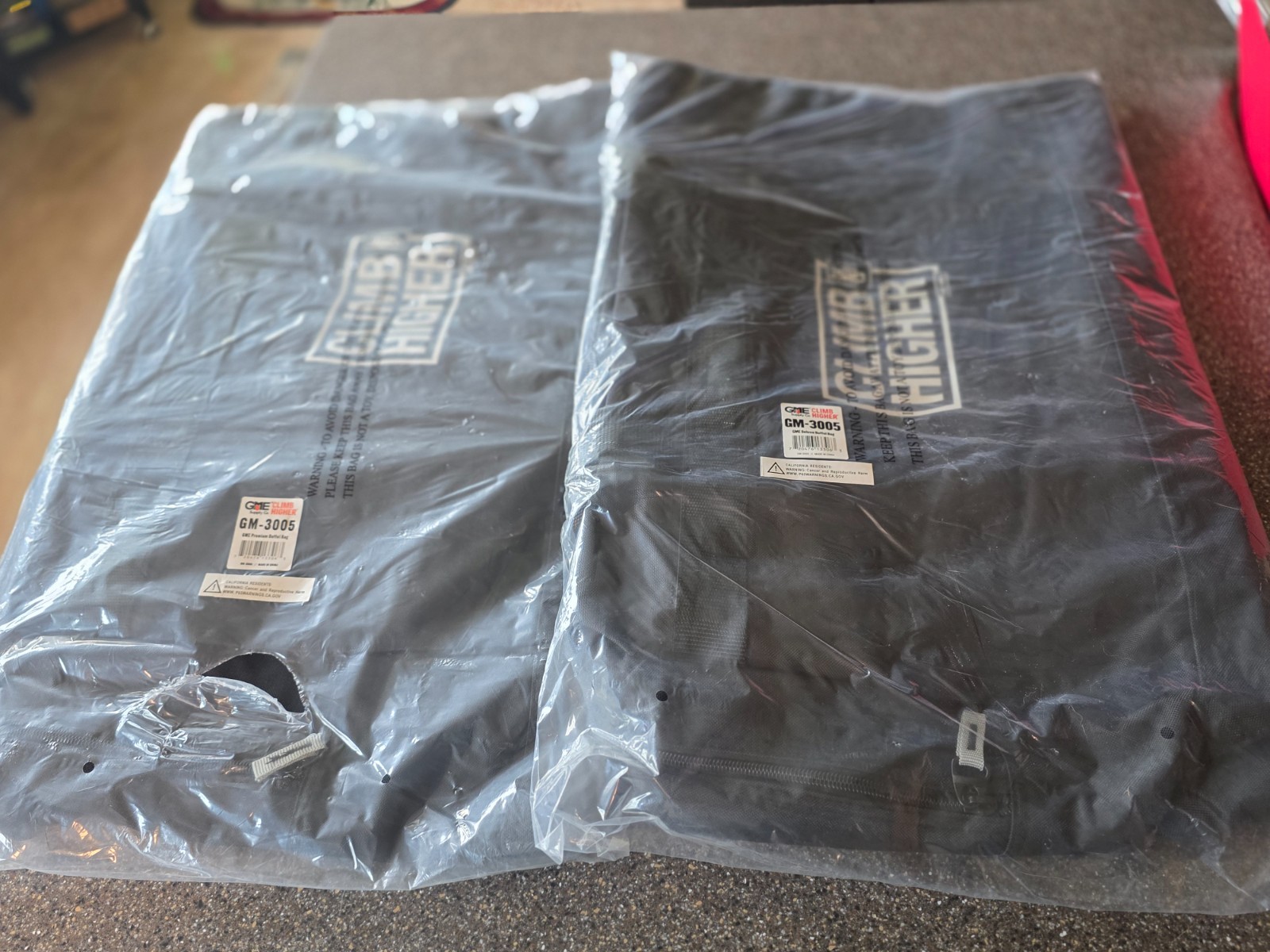 GME Supply Deluxe Gear Bag – GM-3005 – Brand New – original clear bag